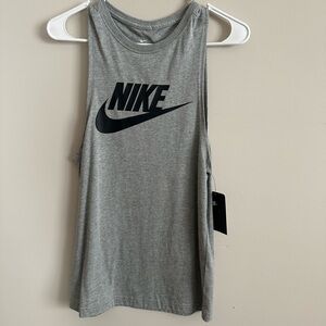 Nike Women's Heather Gray Muscle Tee